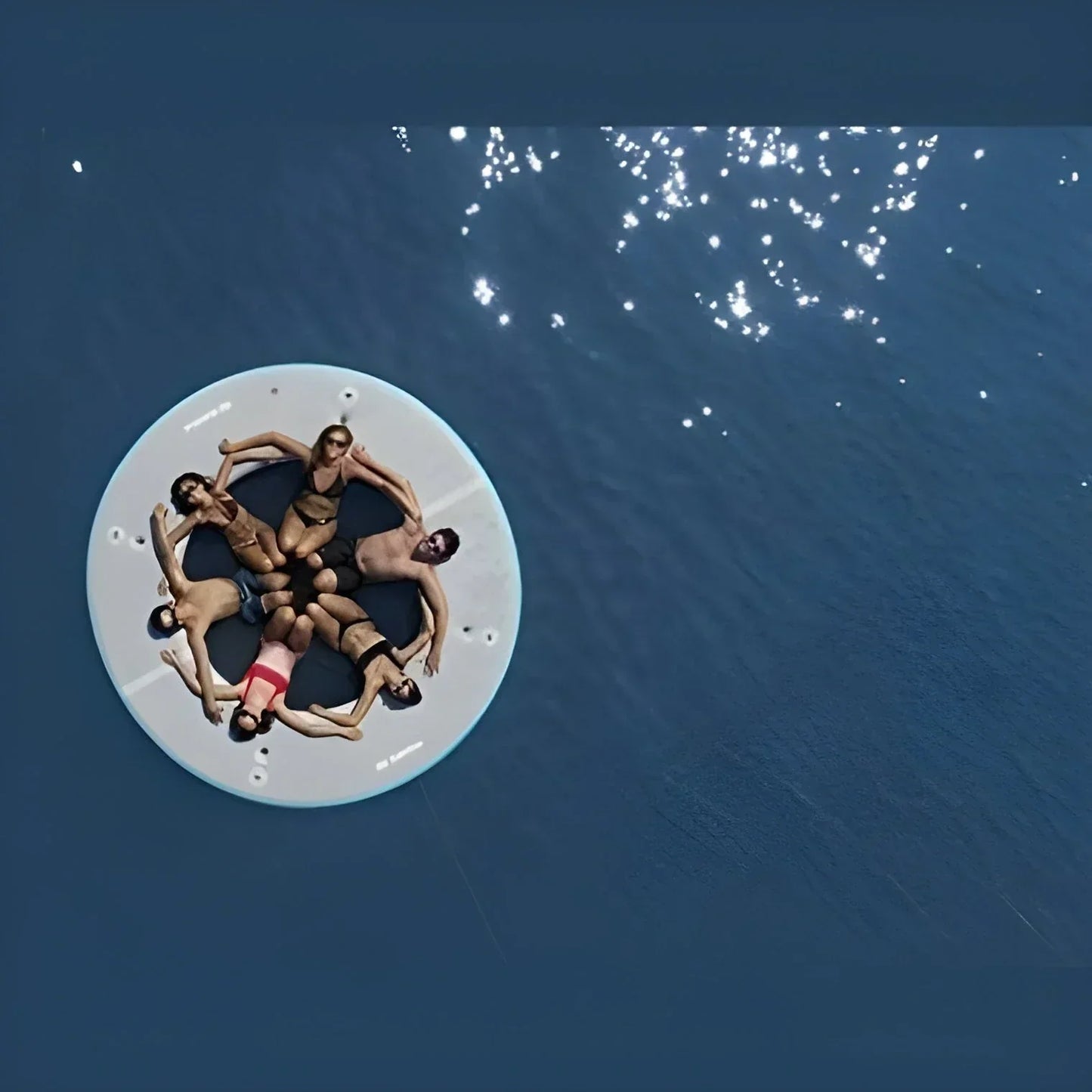 Swimline Solstice 38100 10 x 10 ft. Circular Floating Lounge Dock New - 38100