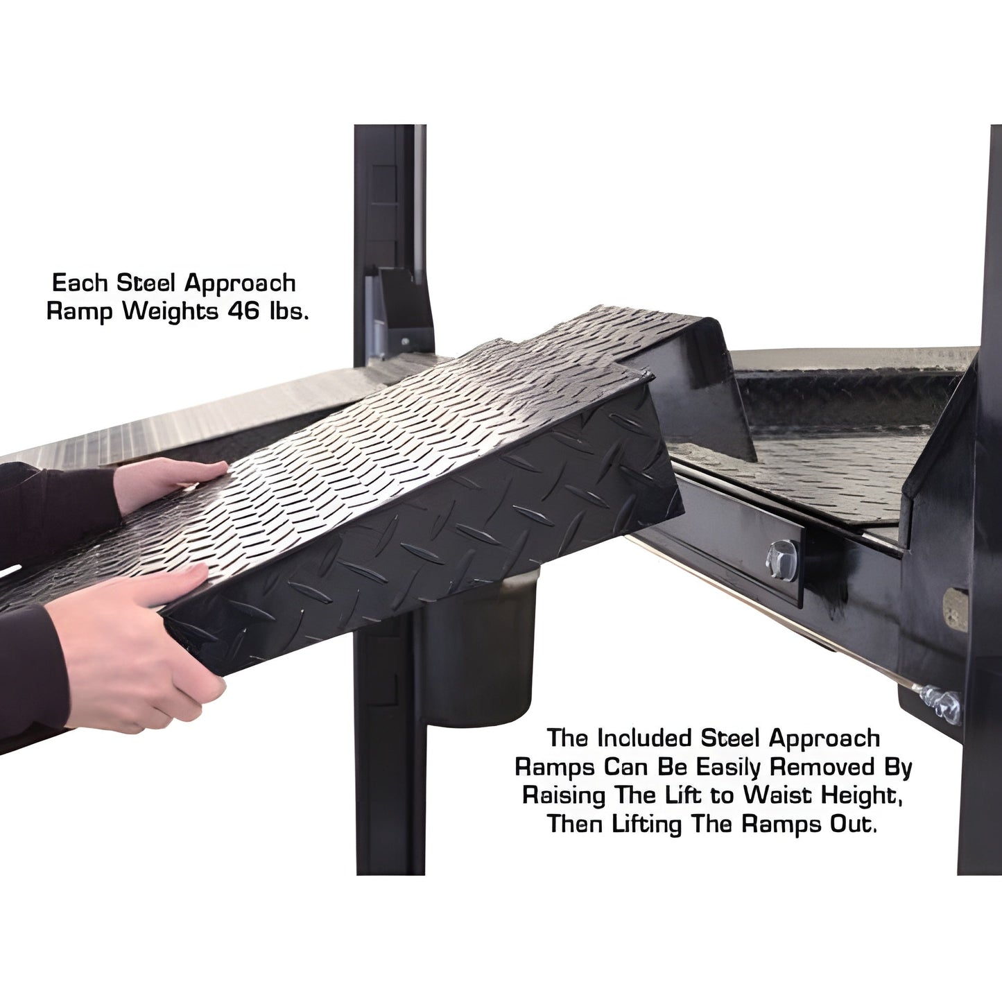 Atlas PRO8000EXT-L 4 Post Lift + RJ35 Sliding Jacks Combo - ATEXH-PRO8EXTL-COMBO-FPD