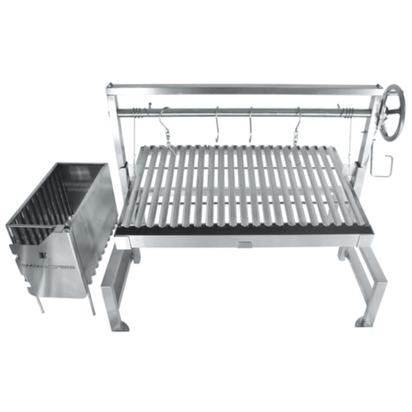 Tagwood BBQ09SS Built-In Insert Santa Maria Argentine Grill + 60 Firebricks Bundle - BBQ09-1