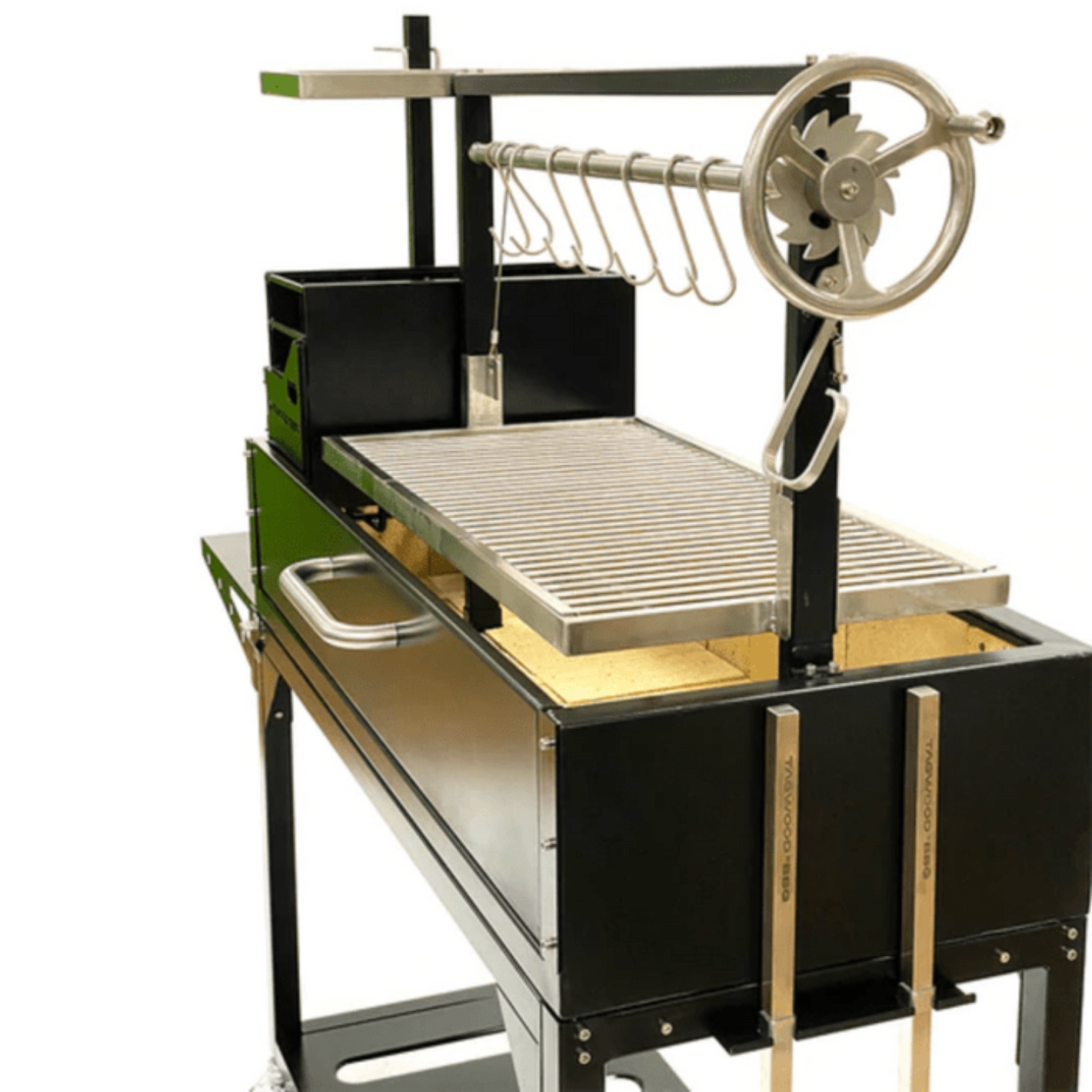 Tagwood BBQ 03 SI Freestanding Santa Maria Argentine Charcoal Grill - BBQ03SI