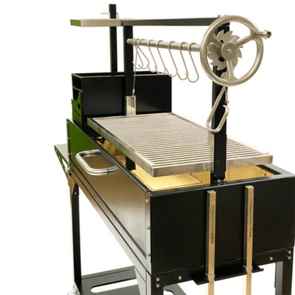 Tagwood BBQ 03 SI Freestanding Santa Maria Argentine Charcoal Grill - BBQ03SI