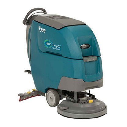 Tennant T300e 20" Walk Behind Automatic Floor Scrubber w/ Pad Driver (Pad Assist & Traction Drive Options)  - TEN-T300E-1001D- 11 Gallons
