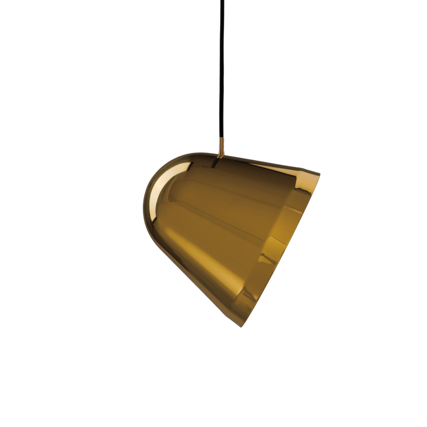 Nyta Tilt Brass Pendant Light