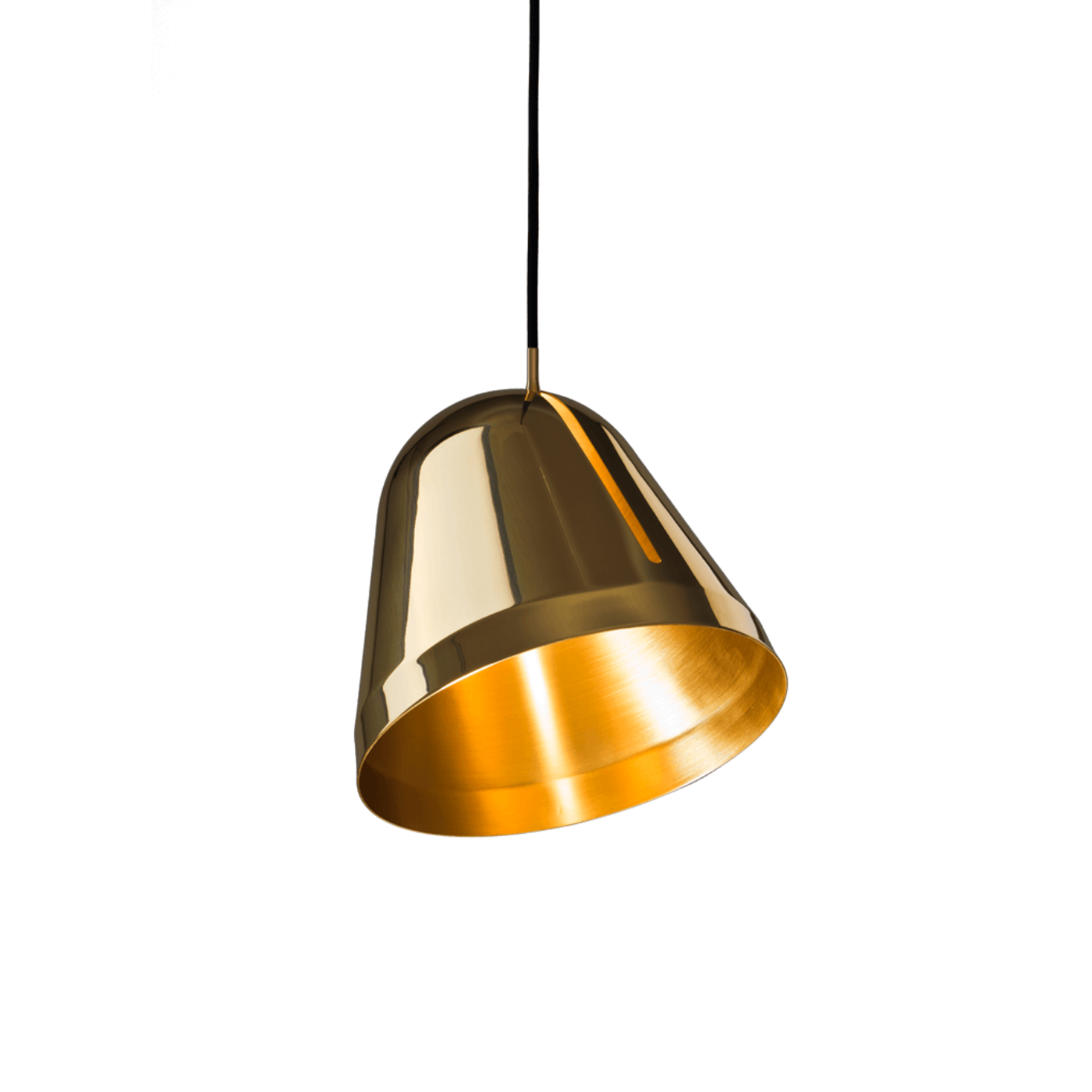 Nyta Tilt Brass Pendant Light