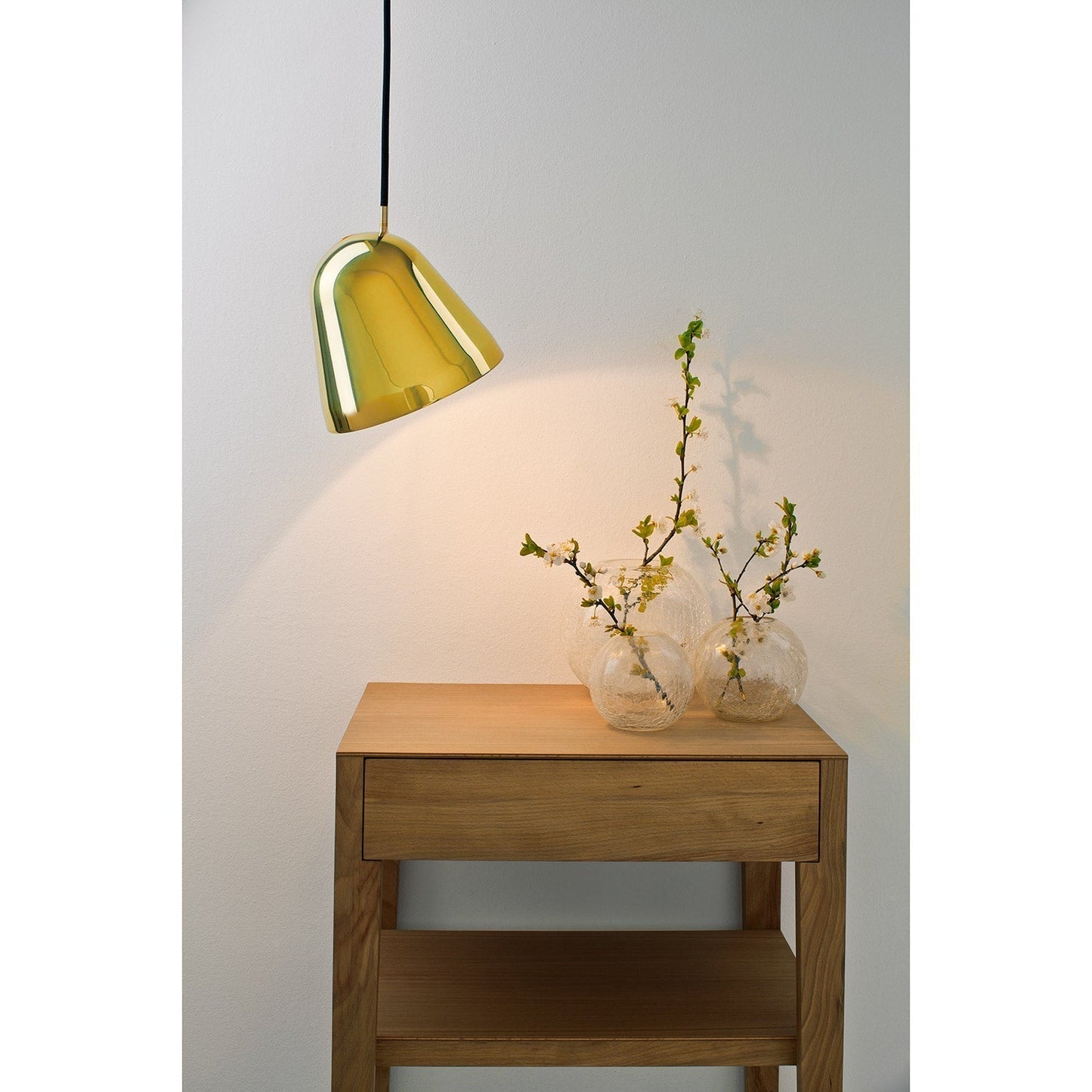 Nyta Tilt Brass Pendant Light