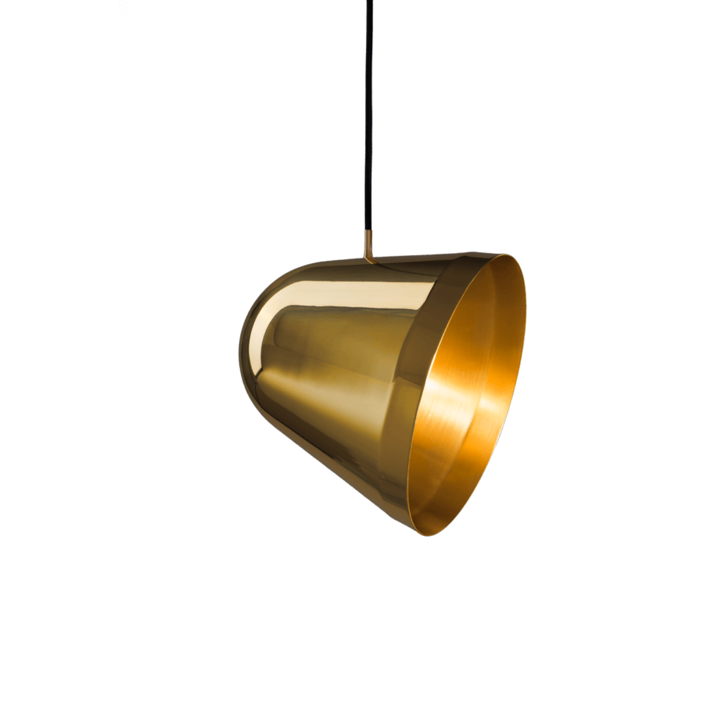Nyta Tilt Brass Pendant Light