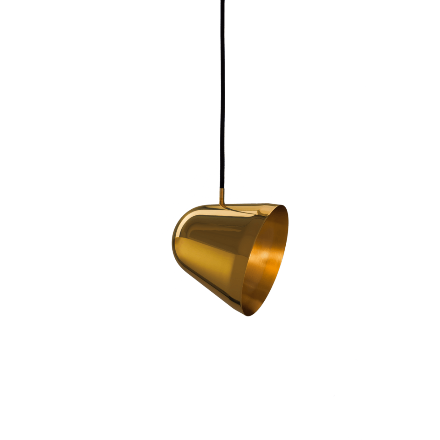 Nyta Tilt Brass Pendant Light