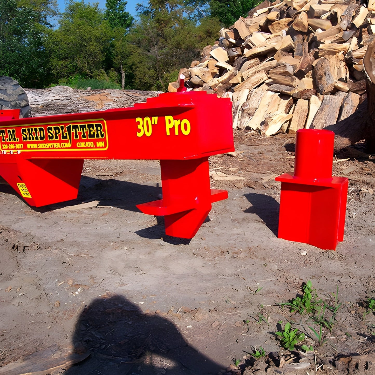 TM Manufacturing Pro 2  Skid Steer Log Splitter Attachment - TM-PRO2-24