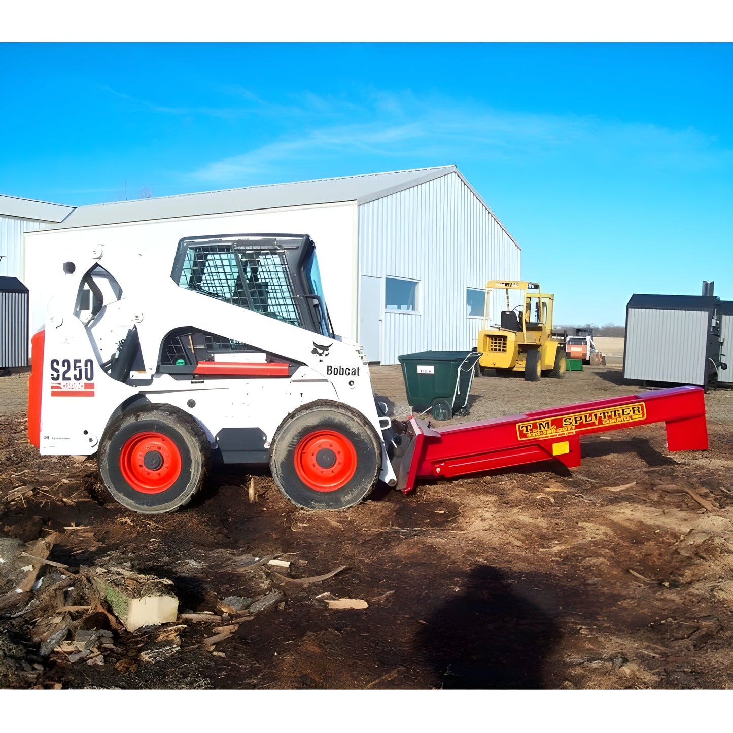 TM Manufacturing Pro Skid Steer Log Splitter Attachment - TM-Pro-24