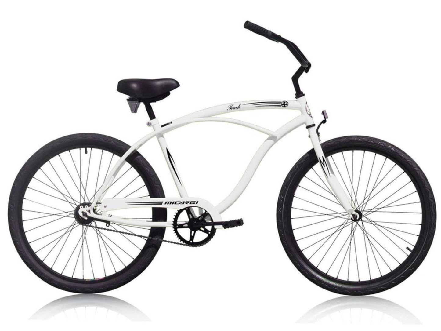 Tracer 26" Men's Ace Beach Cruiser, BBR Stage 4 Engine - MB-TOUCH-M-BK