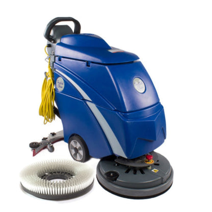 Trusted Clean 'Dura 18HD' Cord Electric 18" Automatic Floor Scrubber w/ Brush - 9 Gallons - TPL-DURA-18HD
