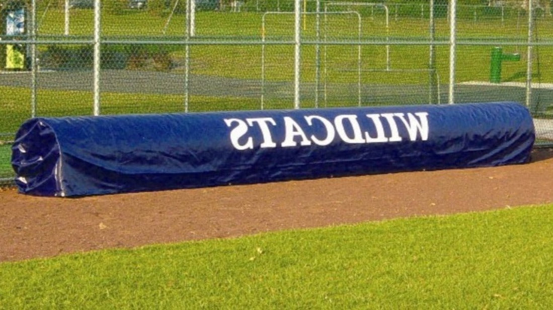 Trigon Sports BESRCV34 Economy Storage Roller Cover for 34 ft. Roller, Silver & White