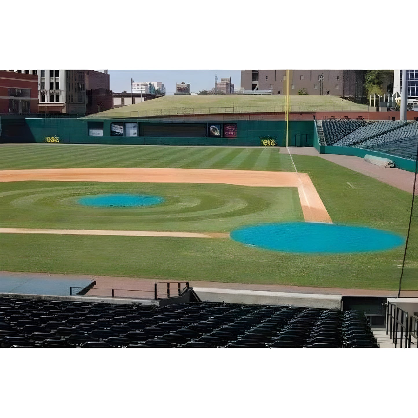 Trigon Sports HD Spot Rain Cover Green Vinyl- 10 ft. x 10 ft. Square- 3pcs - BHSPOT10