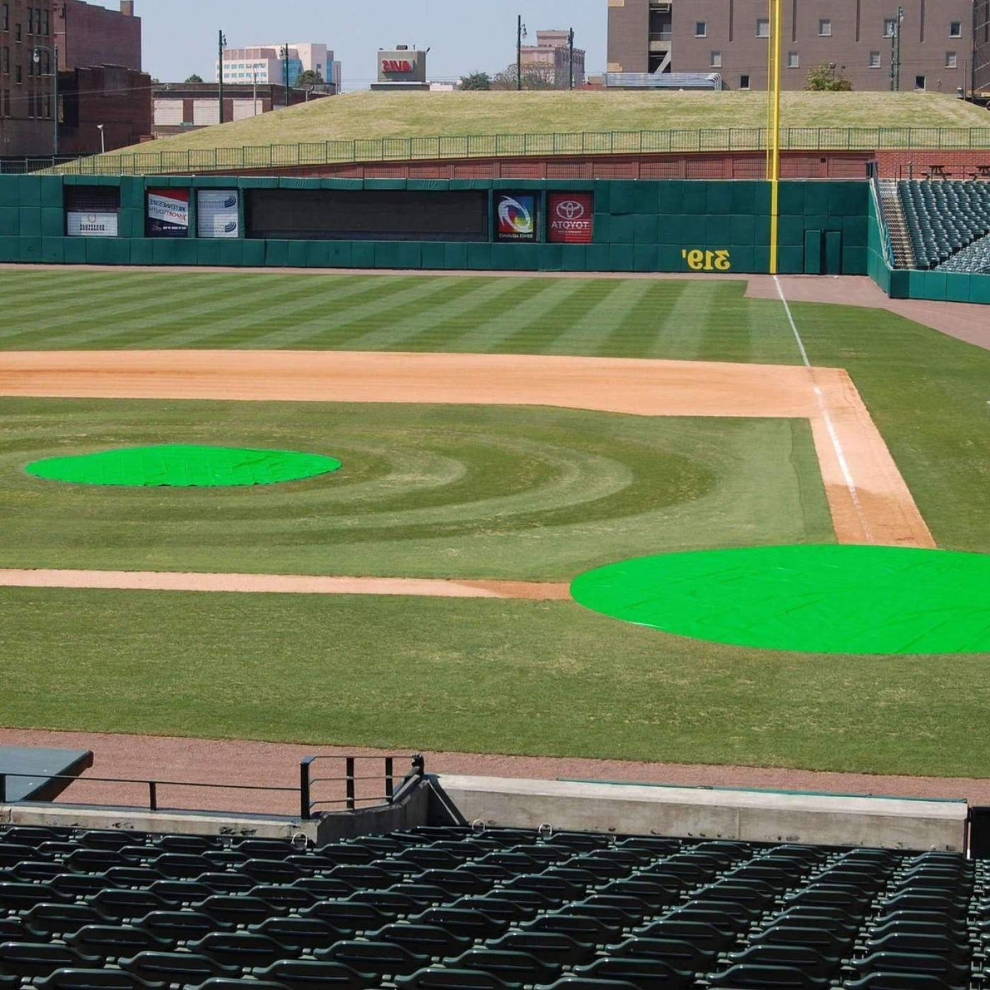 Trigon Sports BSPOTS LD Sport Cover Set Green PE- 26 ft. 20 ft. & 3- 10 ft. Square - BSPOTS