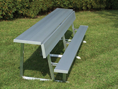Trigon Sports PBS15 15 ft. Portable Team Bench with Back & Shelf - PBS15