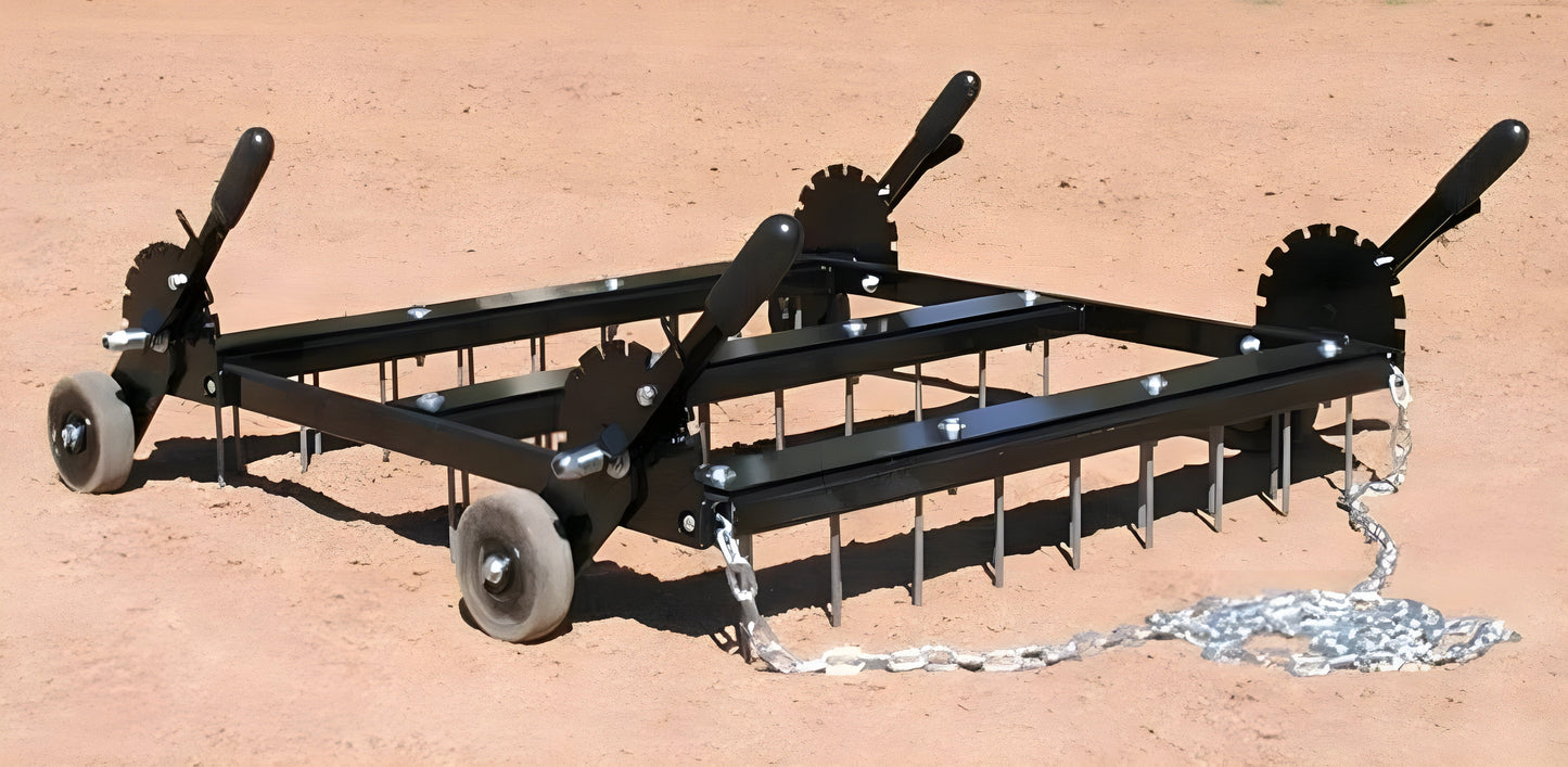 Trigon Sports ProCage 5’ x 3’ Premium Nail Drag w/ Wheel Kit - BPNAIL53