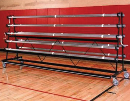 Trigon Sports Safety Mobile Storage Rack - 10 Rollers CVRACK10 - CVRACK10