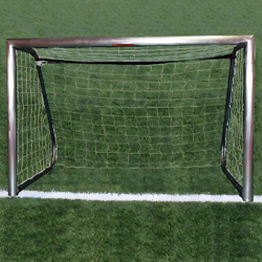 Trigon Sports Soccer Goal 4 x 6 ft. Portable & Round Natural with Net - SG3046N