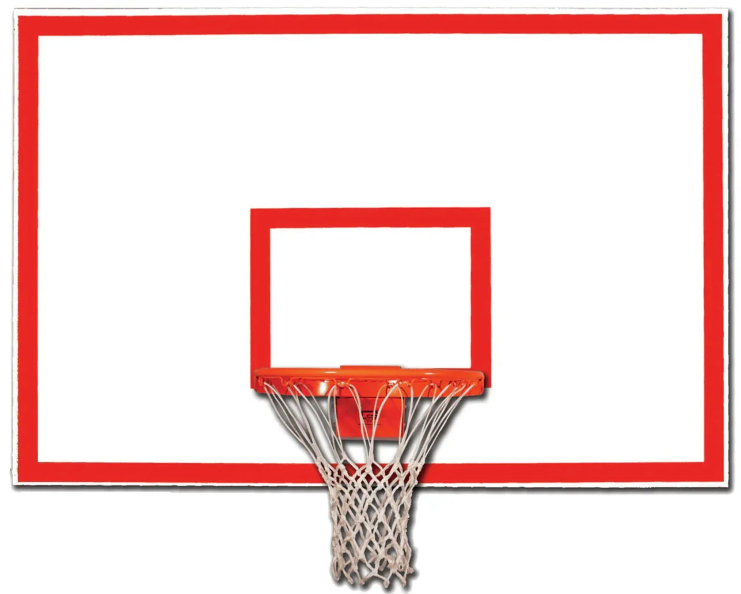 Trigon Sports Steel Rectangular Backboard w/ Target & Border - BBSRTB