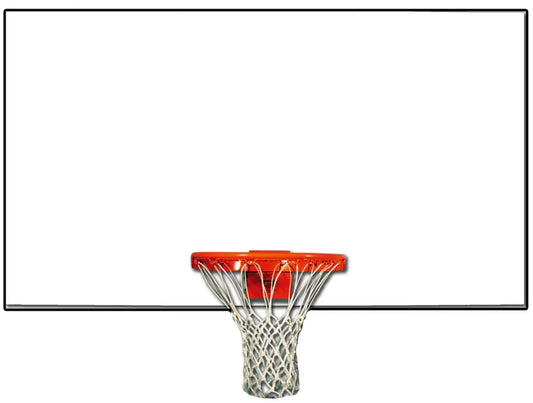 Trigon Sports Steel Rectangular White Backboard - BBSRW