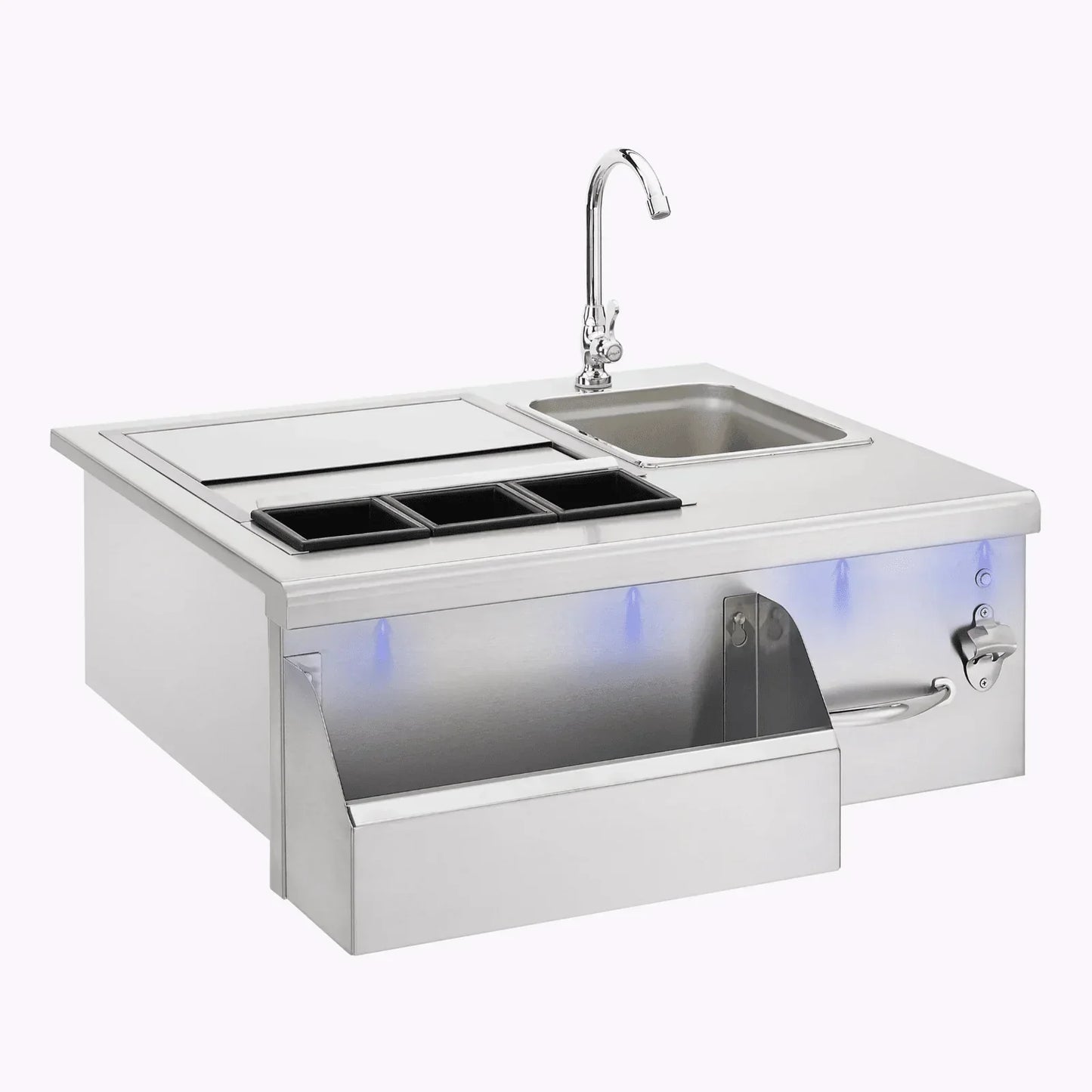 TrueFlame 30 Lighted Beverage & Prep Station - TF-BC-30L