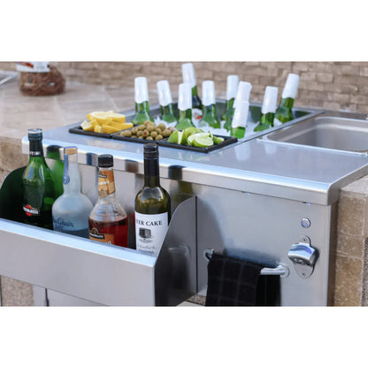 TrueFlame 30 Lighted Beverage & Prep Station - TF-BC-30L