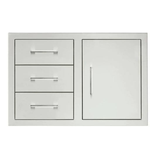 TrueFlame 33 3-Drawer & Access Door Combo - TF-DC3-33-A