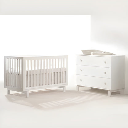 Tulip Bjorn Classic Crib & 3 Drawer Dresser XL Set - TU6534