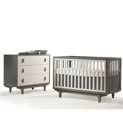 Tulip Tate Classic Convertible Crib & 3 Drawer Dresser Set - TU9501