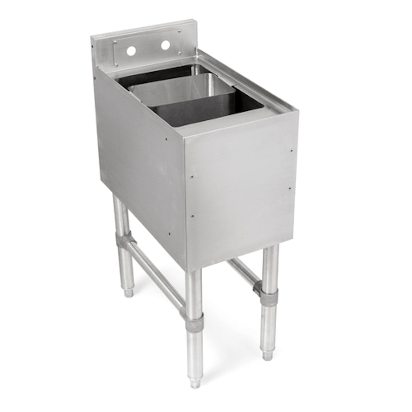John Boos UBDS-2112 Freestanding Underbar Dump Sink - JBUBDS2112