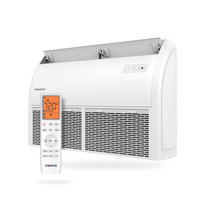 Pioneer Multi Zone 18,000 BTU Quantum Ultra Floor-Ceiling Flex Mount Indoor Section Ductless Mini-Split Wi-Fi Inverter++ Air Conditioner Heat Pump 230V - UT018GLSILCFHG-10S