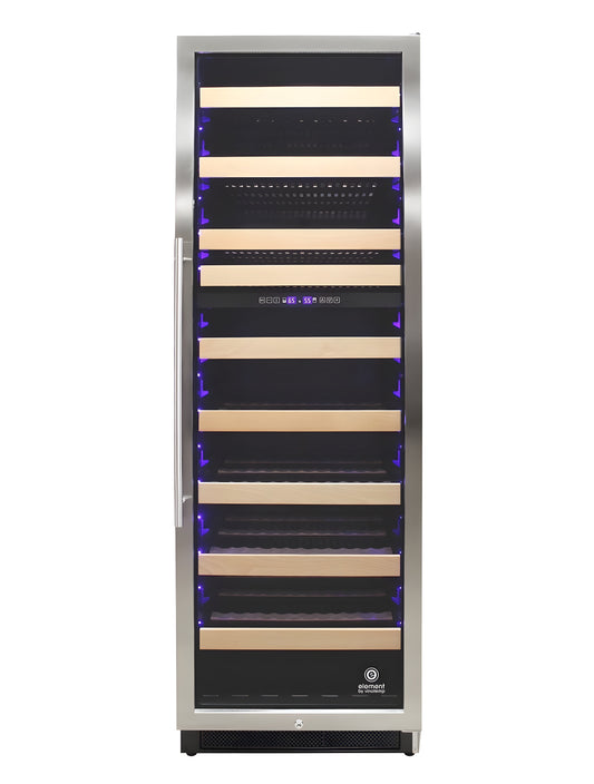 Vinotemp Connoisseur Series 168 Dual Zone Wine Cooler - EL-168WCST