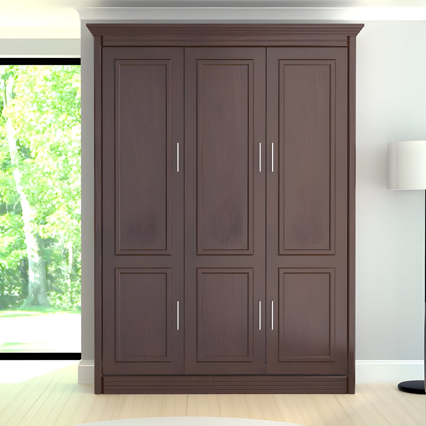 Queen Murphy Bed, Walnut Coventry Series by Leto Muro