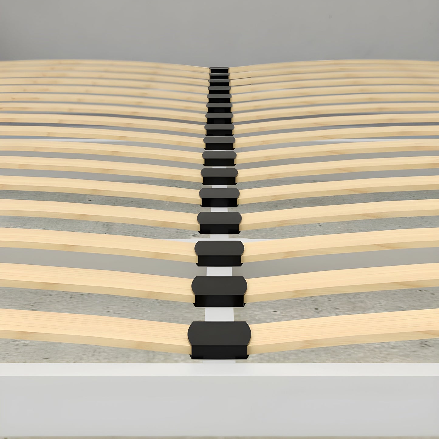 Murphy Bed With Desk & Storage Cabinet, Double Size, White by Leto Muro