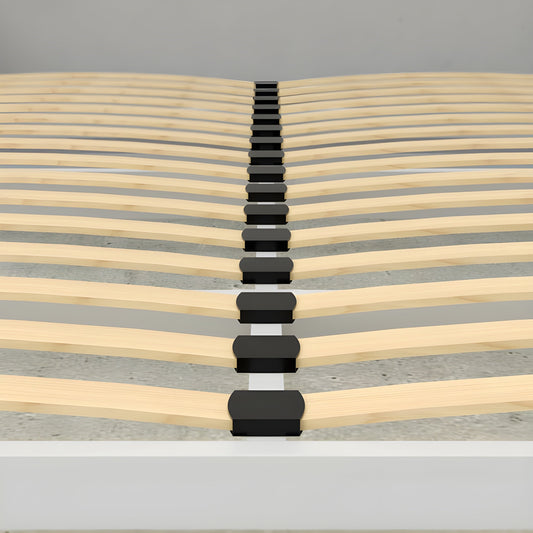 Queen Murphy Bed w/ Storage Towers, White, by Leto Muro