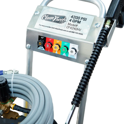 CleanFreak Honda GX390 Engine 4.0 GPM Pressure Washer (Gas) - 4,200 PSI - WET-CF4240HV