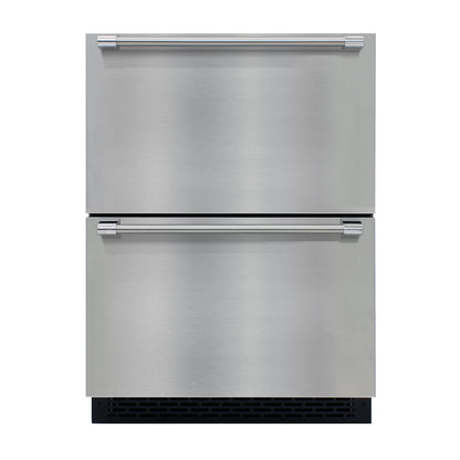 Vinotemp Indoor/Outdoor Drawer Refrigerator and Freezer, in Stainless Steel - BR-24FZREF