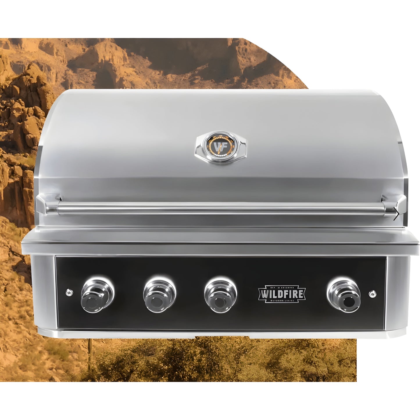 Wildfire Ranch PRO 36" Built-In Gas Grill 304 SS - NG